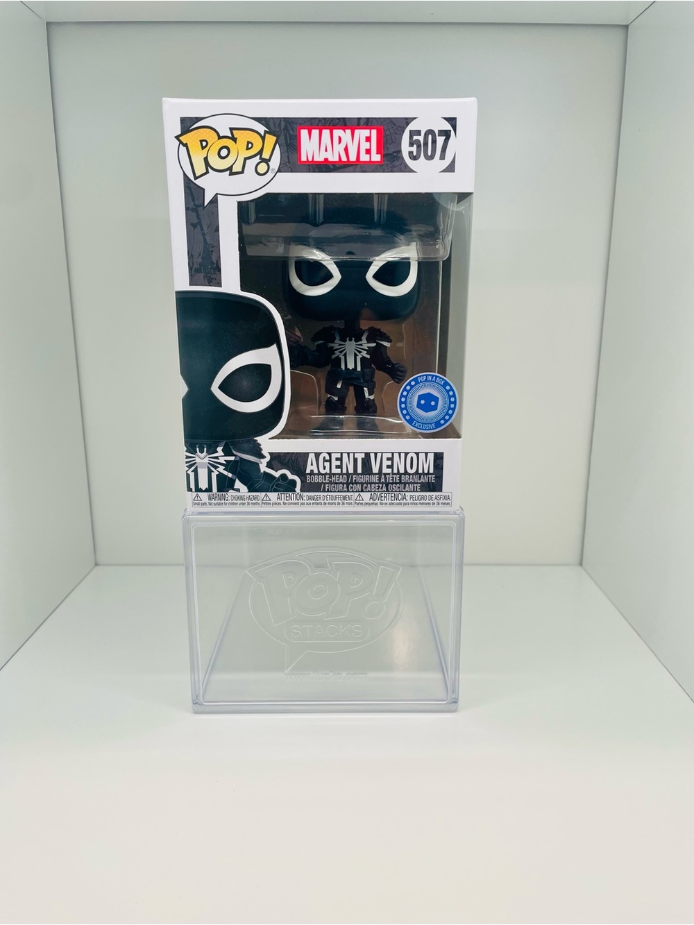 #507 Funko POP! Marvel Agent Venom Vinyl Figure - POP IN A BOX EXCLUSIVE